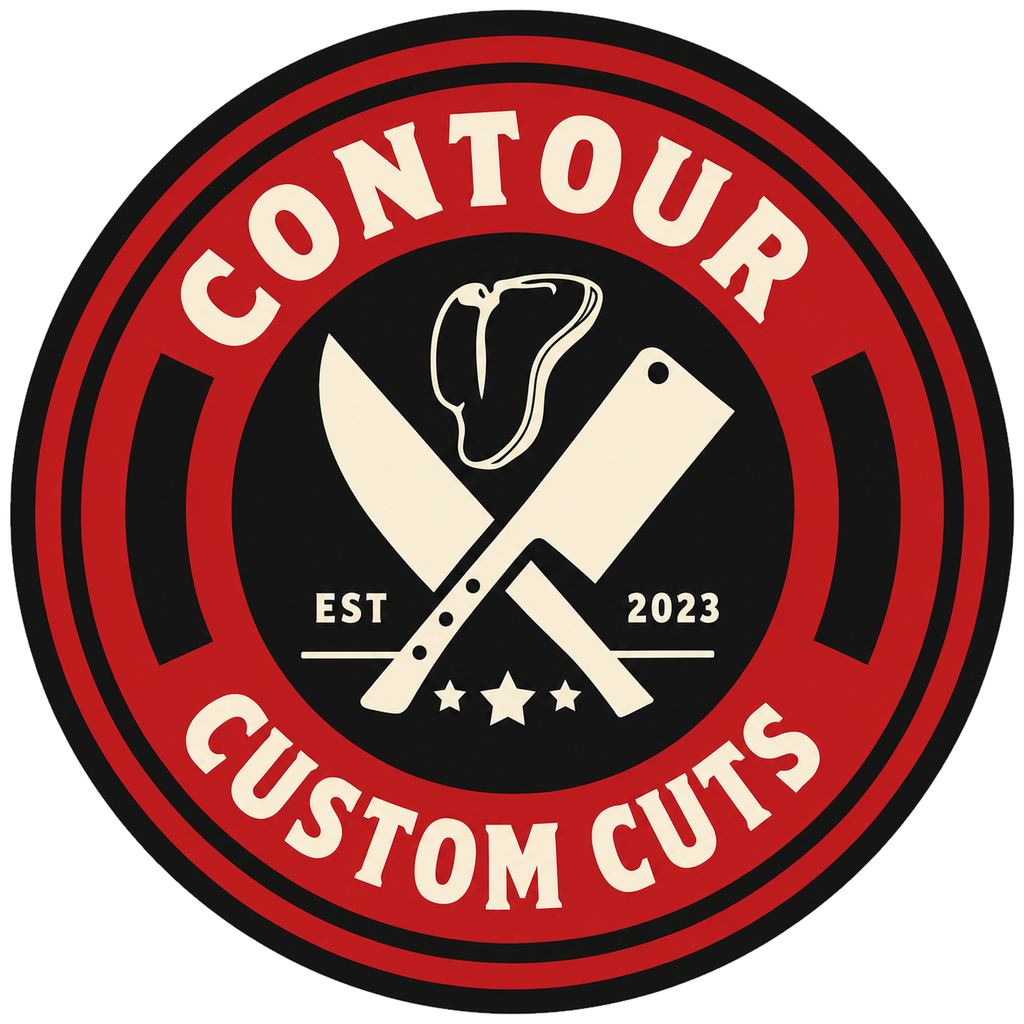 Contour Custom Cuts circular mark, EST 2023